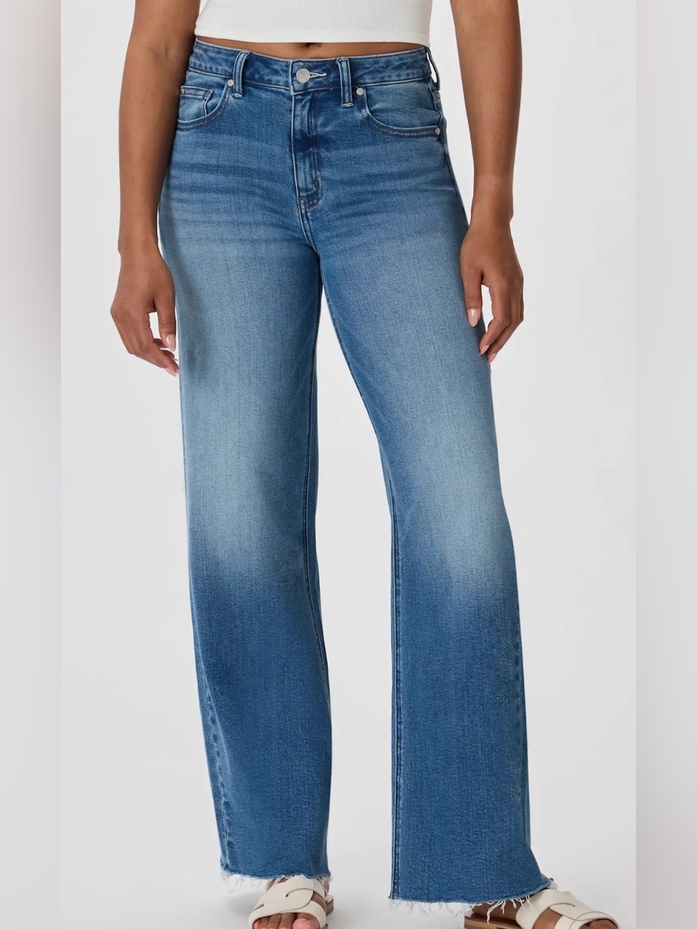 Quince Bella Stretch Wide Leg Jeans size 28 long